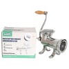 Lehman's Clamp-Down Meat Grinder #22, Manual Hand-Cranked Stainless Steel Meat Grinder for Home Use, Easy to Clean and Store - 2 of 4