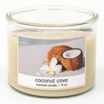 11oz Classico Glass Jar 3-Wick Coconut Cove Candle