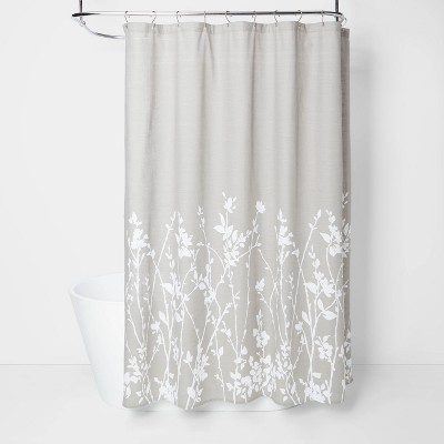 Printed Microdot Shower Curtain Black//White Project 62™