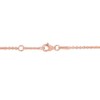 EVERLY JEWELRY | 18k Rose Gold Plated Heart & Key Charm  Bracelet, 7-inch - 4 of 4