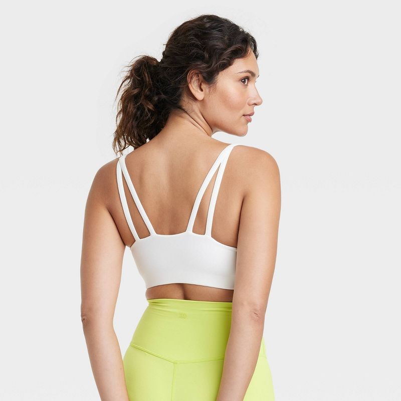 Women's Everyday Soft Light Support Strappy Sports Bra - All In Motion™, 3 of 10