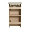 Bencmate Bathroom Storage Cabinets, Vanity, 18 Inch Bathroom Vanity with Sink, Free Standing Bathroom Sink Cabinet with Oval Single Ceramic Sink, - 3 of 4