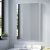 Dovelina Modern Rectangular Aluminium Fine Edge Black Hanging Mirror Decorative Wall Mirror - 2 of 4
