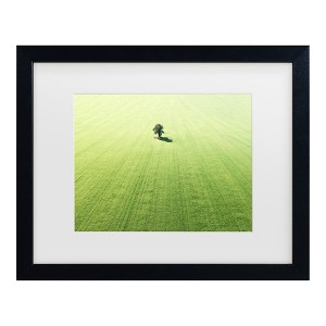 Trademark Fine Art - Marcus Cederberg  Lonely tree Matted Framed Art - 1 of 4