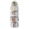 CuisinSmart 4 Tier Spinning Bookshelf Tower, 50'' Tall Bookcase for Kids Room, 360° Swivel Wood Bookshelf Rotating for Office home Bedroom Study - 2 of 4