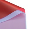 Unique Bargains Decorative DIY Craft Bouquet Gift Packaging Wrap Paper 22.4" x 22.4" 40 Sheets Carmine Blue - 4 of 4