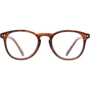 ICU Eyewear Cupertino Round Reading Glasses - Tortoise/Brown
