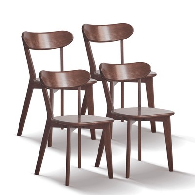 NicBex Mid-Century Dining Chairs with Solid Wood Frame,Wooden Dining Chairs for Kitchen,Living Room
