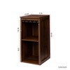 Kumasinova 35"Modular Bottle Cabinet with Stemware Rack&Shelf,Modern Minimalist Beverage Storage Cabinet for Dining Room,Space-Saving Design - 3 of 4