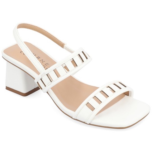 New Look Multi Strap Western Buckle Block Heel Sandal