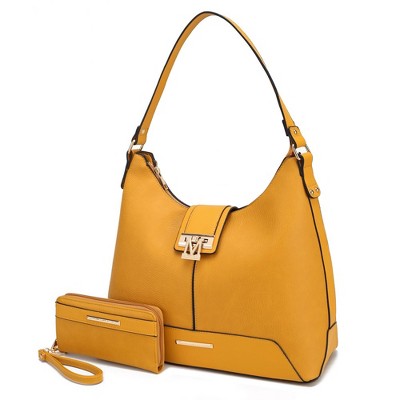 MKF Collection Graciela vegan Leather Women's Hobo Bag and Wallet by Mia K