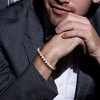 EVERLY JEWELRY |Men's Sterling Silver 9-9.5mm Cultured Freshwater Pearl Necklace and Bracelet 2-Piece Set  - 20 in + 9 in - 3 of 4
