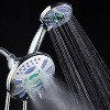 7" 48 Setting Elite High Pressure Ultra Luxury Three-Way Rainfall Shower Head Combo Chrome - AquaDance: ABS & Brass, 6ft Hose, Massage Mode - image 4 of 4