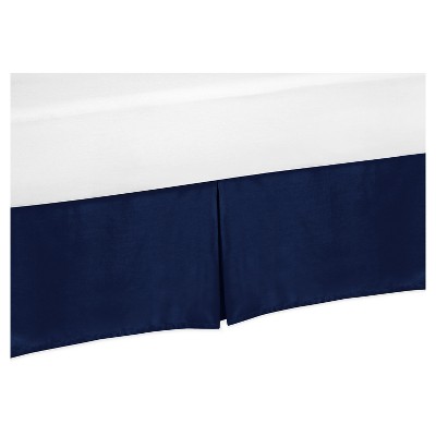 Navy Bed Skirt - Sweet Jojo Designs