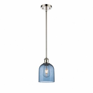 Bella - 1 Light Stem Hung Mini Pendant In Industrial Style-9.5 Inches Tall and 5.5 Inches Wide - 1 of 1