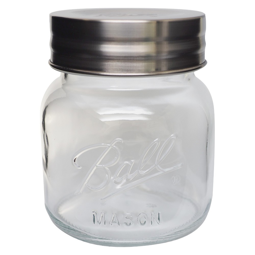 Ball 64oz Extra Wide Half-Gallon Decorative Mason Jar with Metal Lid
