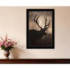 HomeRoots Elk Sunrise Black Framed Print Wall Art - 2 of 4