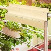 Outsunny Hanging Balcony Table, Spruce Wood Foldable Railing Bar, Serving Table & Desk, Fits up to 3.9 Inches, Natural - 3 of 4