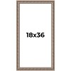 PosterPalooza | Panoramic Ornate Gold Picture Frame - UV Acrylic, Foam Board Backing, Hanging Hardware - 2 of 4
