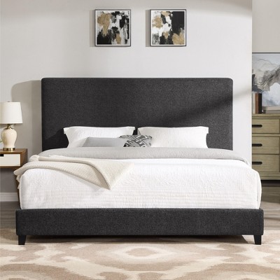 PAGED Storage Bed Queen Size Upholstered Platform Bed with 2-Drawers, Tufted Headboard, Easy Assembly, Noise Free