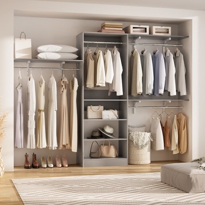 Aheaplus 20-96'' W Closet System for Bedroom
