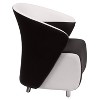 Emma and Oliver Home Office Curved Barrel Back Lounge Chair - 3 of 4