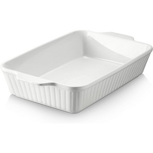 Casserole Dish, 9x13 Ceramic Baking Dish, Large Lasagna Pan Deep for Oven, 4.2 Quarts Baking Pan with Handles - 1 of 4