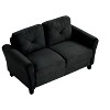 NicBex Modern 2/3-Seat Loveseat Sofa Couch for Living Room,Bedroom,Comfy Upholstered Sectional Futon Couch with Deep Cushions - 3 of 4