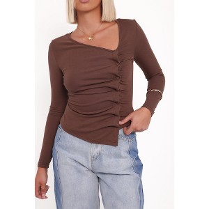 Ethel Asymmetrical Knit Top - 1 of 4