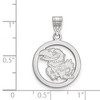 Black Bow Jewelry Sterling Silver Kansas Jayhawks NCAA Small Pendant - 2 of 3