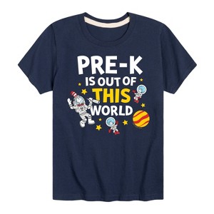 Boys' - Dr. Seuss - Pre-K Out Of This World Cat in the Hat Short Sleeve Graphic T-Shirt - 1 of 4