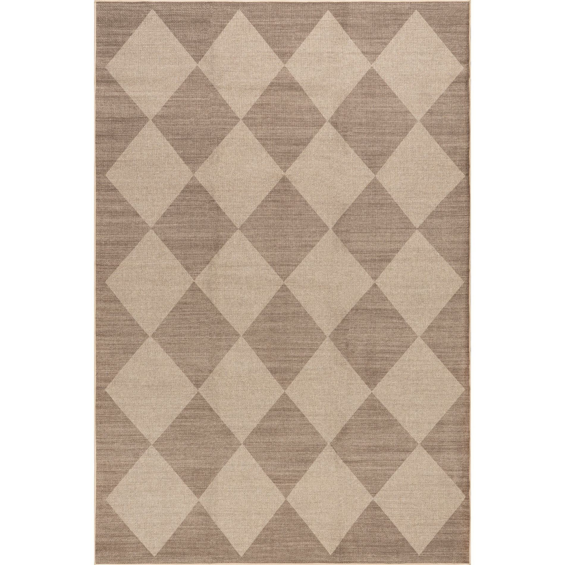 Nuloom Abi Checkered Easy-Jute Pet Friendly Machine Washable Area Rug, 3' x 5', Natural