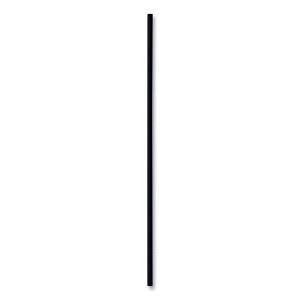 Boardwalk Cocktail Straws, 8", Polypropylene, Black - Box of 5000 - 1 of 4