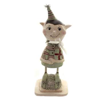 Lexi Grenzer 8.0 Inch Timothy The Elf Christmas Tinsel Figurines