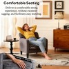 Okak Modern Comfy Chenille Upholstered Reading Chair with Armrest & Backrest,Lounge Armchair Accent Chairs for Living Room,Bedroom - 3 of 4