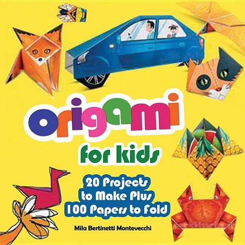 3 Activity Books for Kids Easy Origami Paper Plates Origami Book Three  1990's Vintage Children's Books 