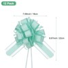 Unique Bargains Plastic Flower Ribbon Satin Gift Bow Pull Bows 12 Pcs - 3 of 4