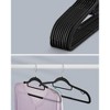 SONGMICS Coat Hangers Non-Slip Clothes Hangers Space-Saving Plastic Hangers 360°Swivel Rose Gold Hook - 3 of 4