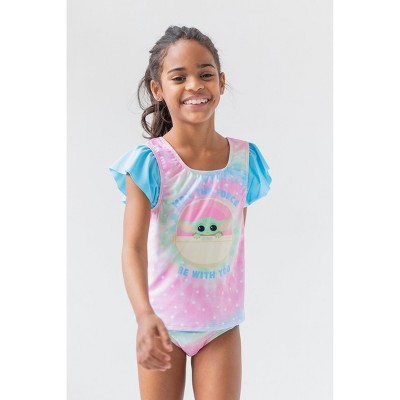Star Wars The Child Big Girls Tankini Top and Bikini Bottom Multicolor 10-12 — фото 2