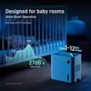 Yeego 5L Quiet No-Mist Humidifier: Top-fill, 14H timer, 5 speeds, aroma diffuser, no white dust, easy clean. Perfect for baby, home & office - 3 of 4