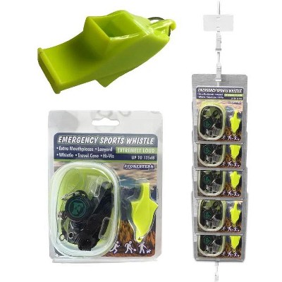 Sifflet De Sécurité 120 DB En Titane - Pour Randonnée, Bateau, Survie, Avec Cordon, Léger Et Durable