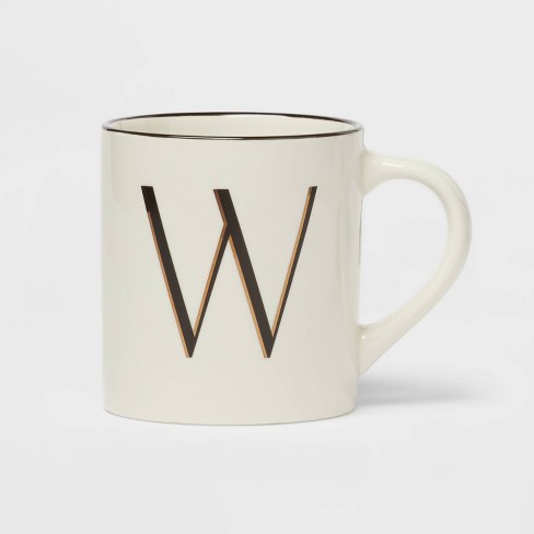 Cute Alphabet K Printed Coffee Mug Microwave Safe Coffee Mug for Gift