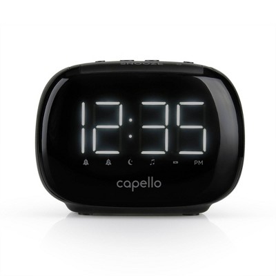 Capello AM/FM Radio Alarm Clock - Black (CR21)