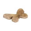 Sagebrook Home 9" Wooden Butterfly Decor - Contemporary Rustic Brown Butterfly Statue for Home or Office Decorative Accent - Bedroom, Bathroom, - 3 of 4