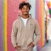 Dalix Mushroom Glow in the Dark Embroidered Zip Hoodie Fleece Fungi Long Sleeve Pocket Warm Soft Mens - 3 of 4