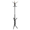 Aghana Digitals Black Triangular Powder-Coated Iron Coat Stand with 9 Hooks for Hallway/Living Room - 2 of 4