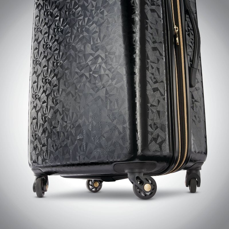 American Tourister Belle Voyage Hardside Medium Checked Spinner Suitcase - Black, 3 of 8