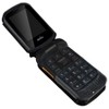 Nakedcellphone Vegan Leather Case with Belt Clip for Sonim XP3 (XP3800) - Black - 4 of 4