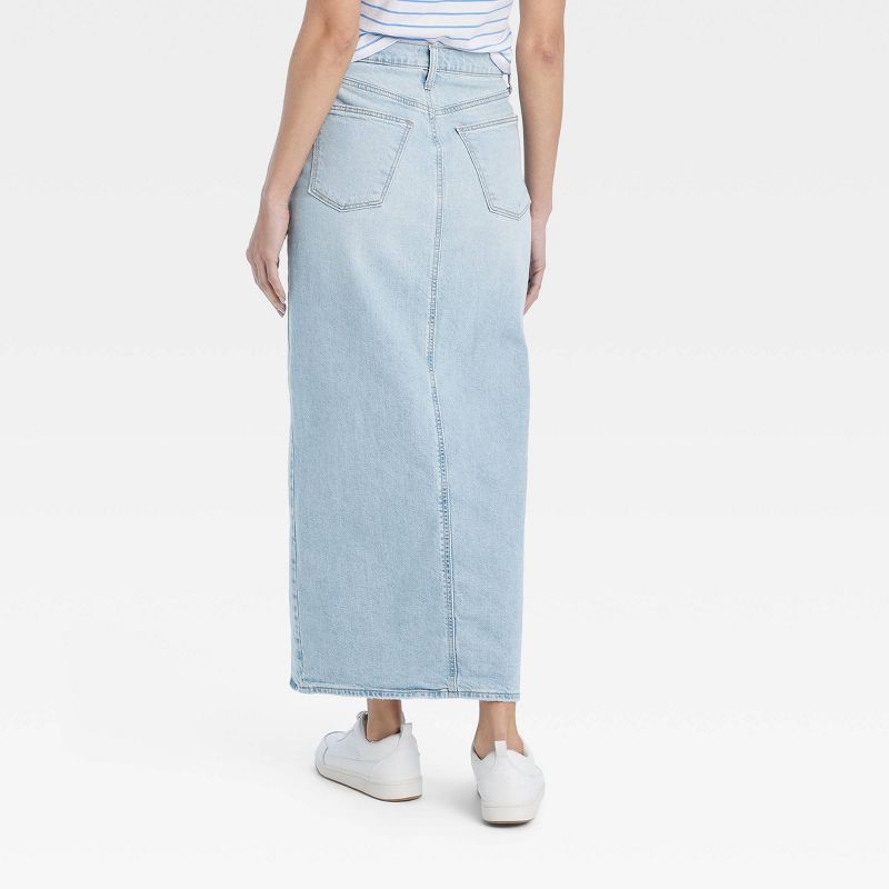 Women's Denim Maxi Skirt - Universal Thread™, 3 of 11