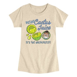 Girls' - Avatar - Drink Cactus Juice Fitted Short Sleeve Graphic T-Shirt - 1 of 4